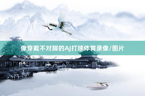 像穿戴不对脚的AJ打球体育录像/图片