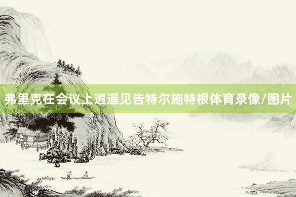 弗里克在会议上逍遥见告特尔施特根体育录像/图片