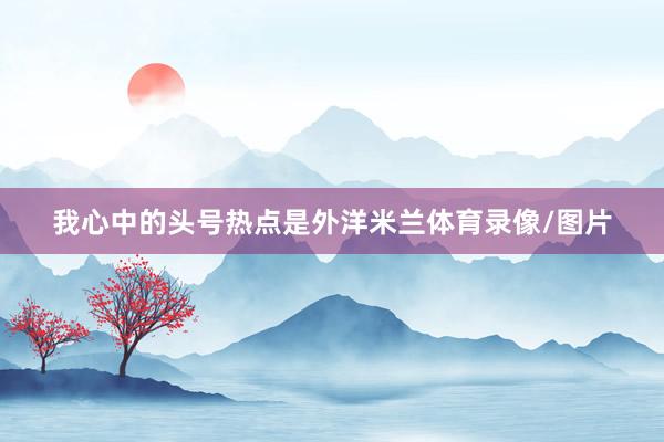 我心中的头号热点是外洋米兰体育录像/图片
