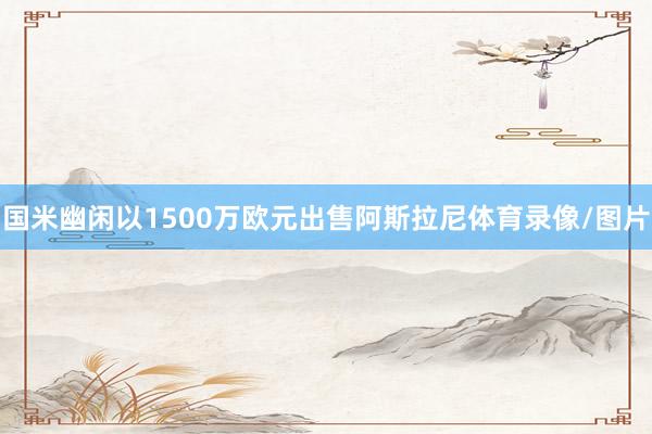 国米幽闲以1500万欧元出售阿斯拉尼体育录像/图片