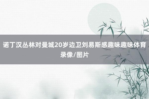 诺丁汉丛林对曼城20岁边卫刘易斯感趣味趣味体育录像/图片