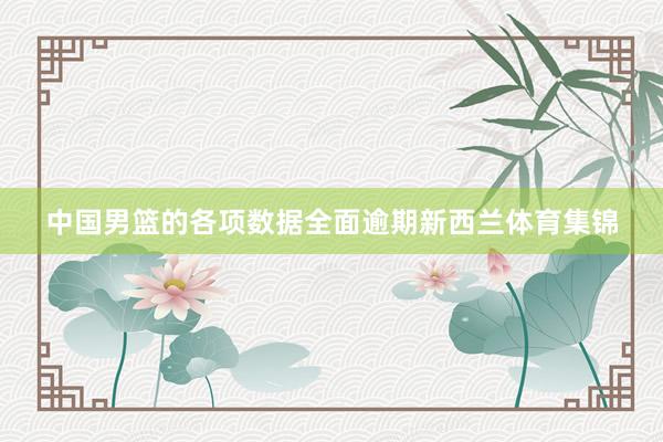 中国男篮的各项数据全面逾期新西兰体育集锦