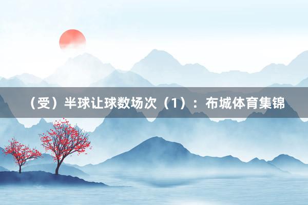 （受）半球让球数场次（1）：布城体育集锦