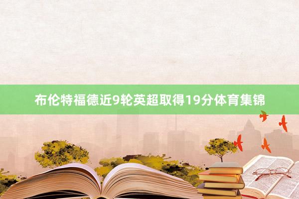 布伦特福德近9轮英超取得19分体育集锦