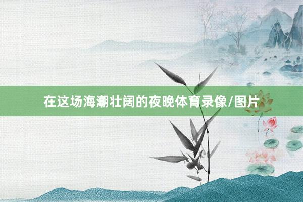 在这场海潮壮阔的夜晚体育录像/图片