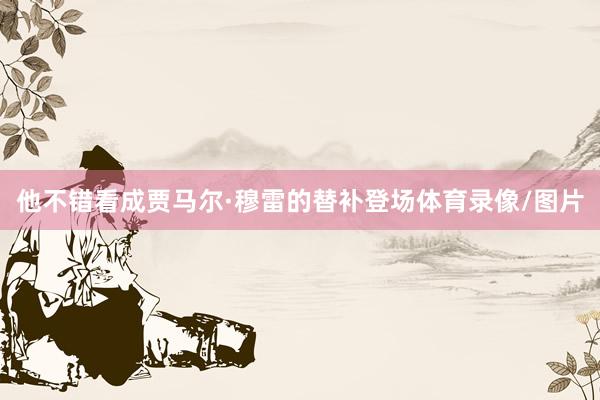 他不错看成贾马尔·穆雷的替补登场体育录像/图片