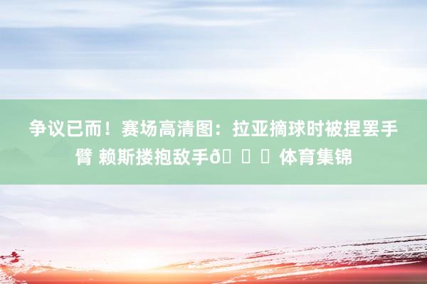 争议已而！赛场高清图：拉亚摘球时被捏罢手臂 赖斯搂抱敌手👀体育集锦