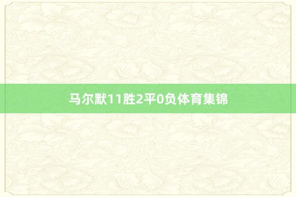 马尔默11胜2平0负体育集锦